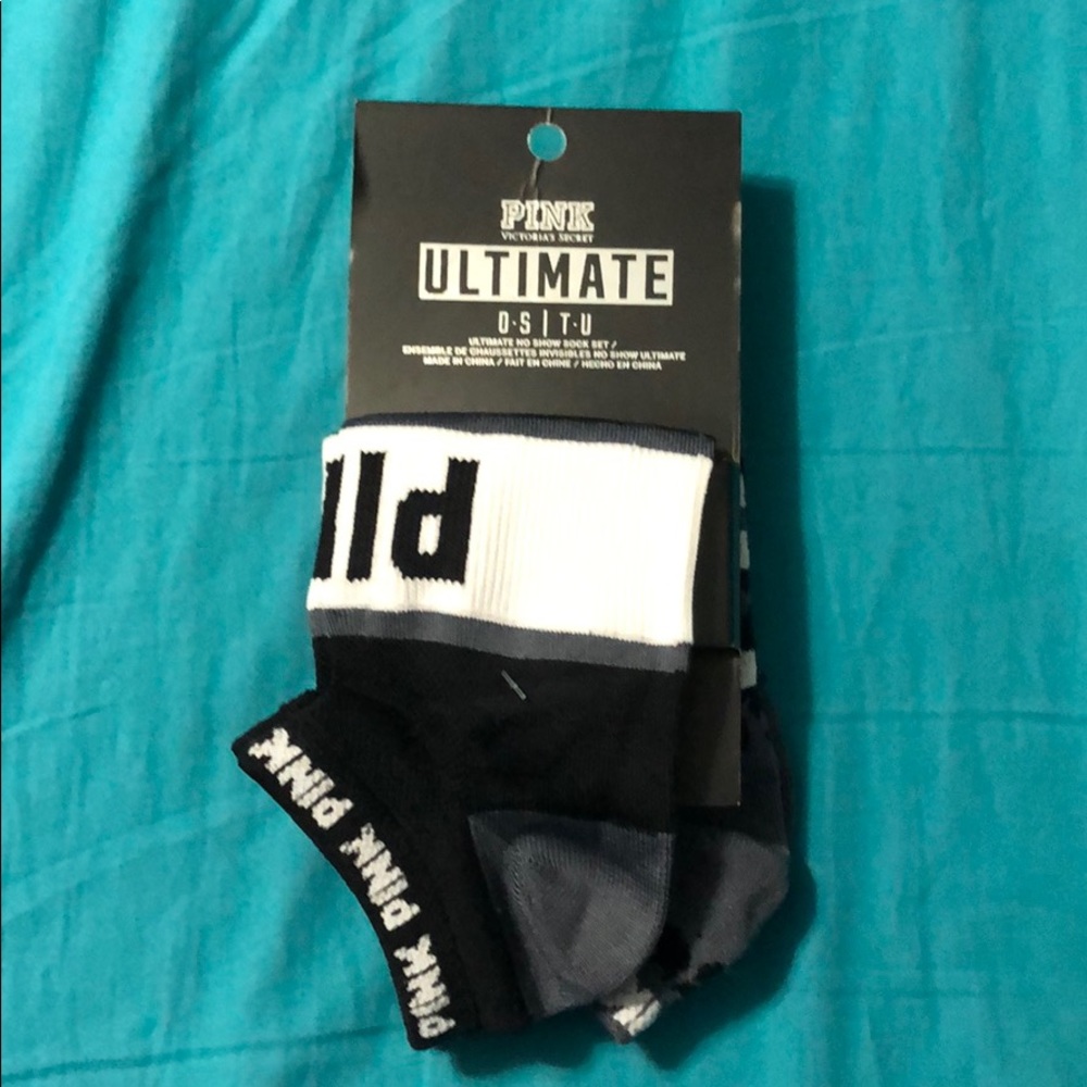 NEW! Victoria Secret PINK No Show Socks